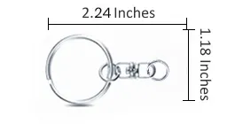 Swivel 8-Link of custom keychains Swivel 8-Link of custom keychains