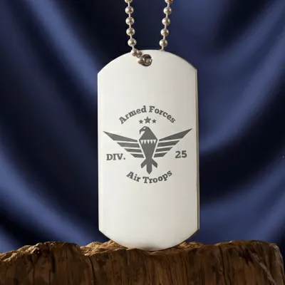 Military Dog Tag Design Template