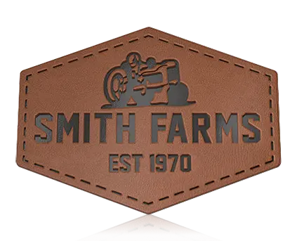 With Debossed Outline