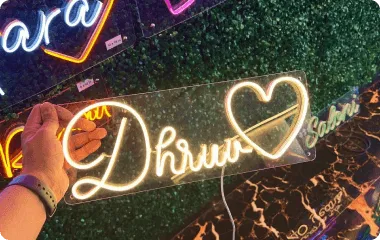 custom outdoor neon signs