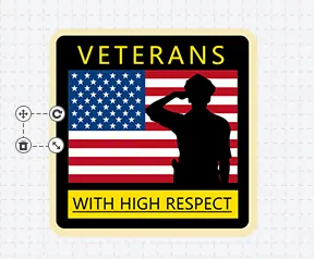 Custom Veterans Pins