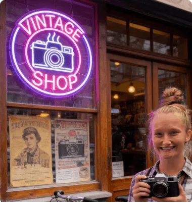 outdoor neon signs for business