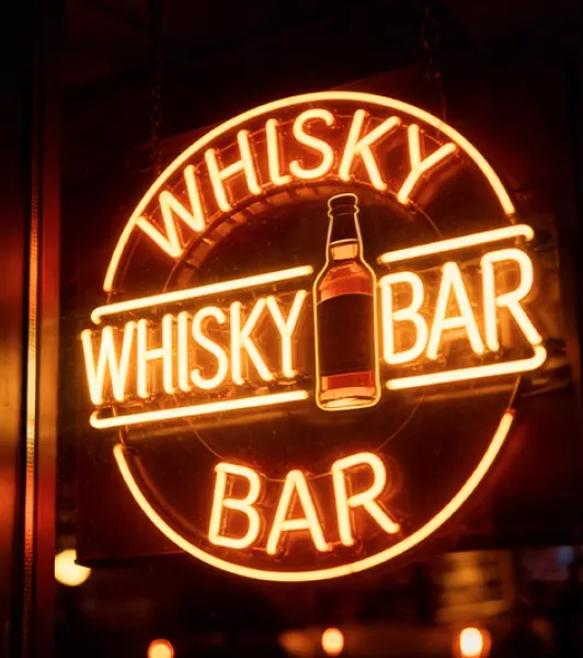 outdoor lighted business signs