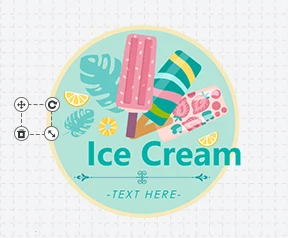 Ice Cream Custom Food Pins