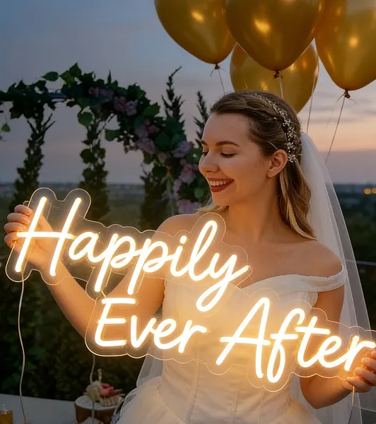 Weddings & Private Events Neon Sign