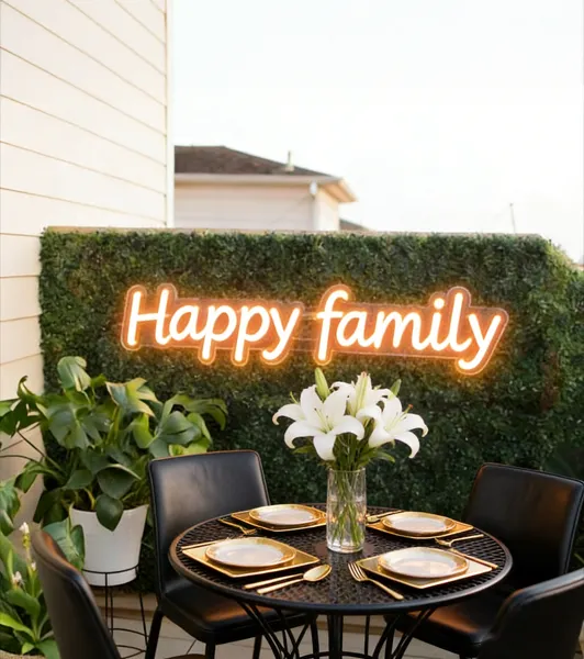Home Patio & Backyard Neon Sign