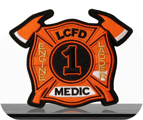 Custom Fire Department Patches