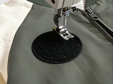 sew the velcro patches sew the velcro patches