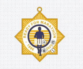 Marathon Running Medal Template Marathon Running Medal Template