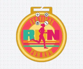 Festival Fun Runing Medals Template Festival Fun Runing Medals Template