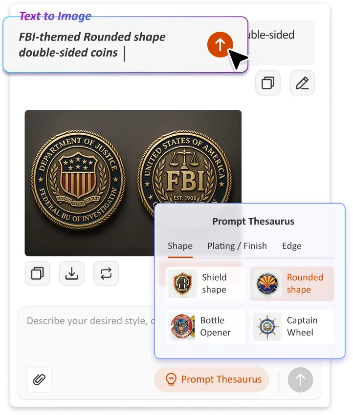 FBI Challenge Coin | Free Designs & Quote | GSJJ