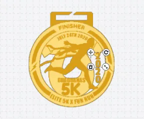 5K Running Medals Template 5K Running Medals Template