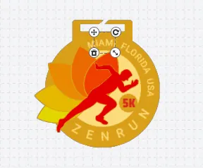 USA 5K Running Medals Template USA 5K Running Medals Template