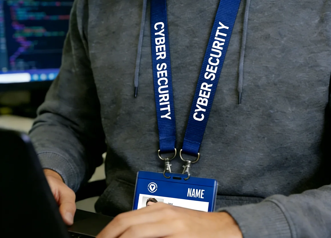 Double-Clip Polyester Lanyards Double-Clip Polyester Lanyards