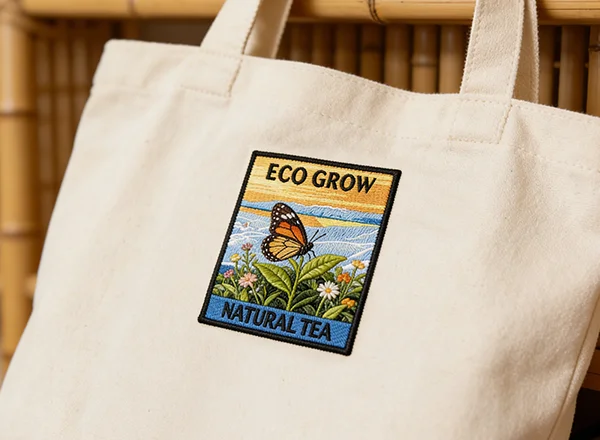 Custom Iron-on Patches on Handbag