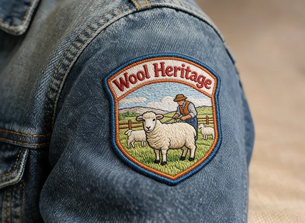 Cool Custom Patches on Denim Jacket