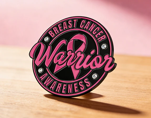 Matte‑Gold & Lenticular Art Lapel Pins