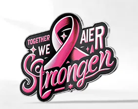 Breast Cancer Printed Pins