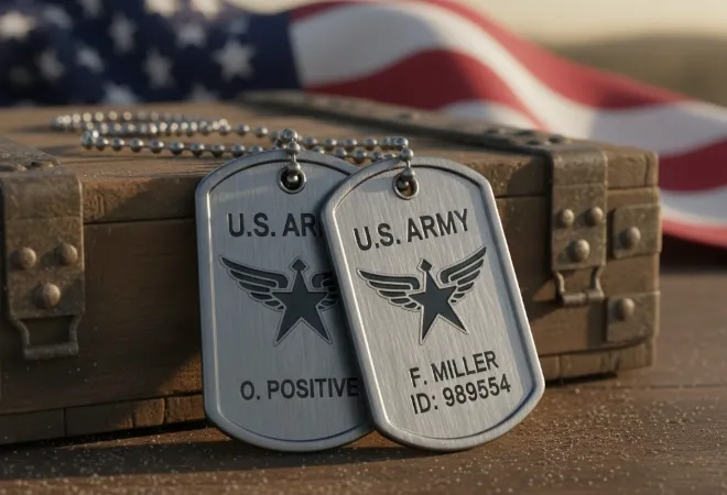 Custom Engraved Military Dog Tags