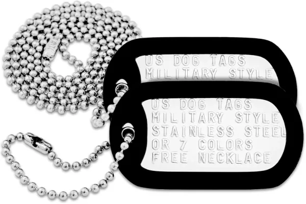 Custom Military Dog Tags in Bulk