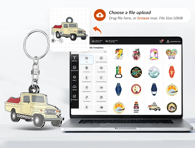 design your own keyring uk