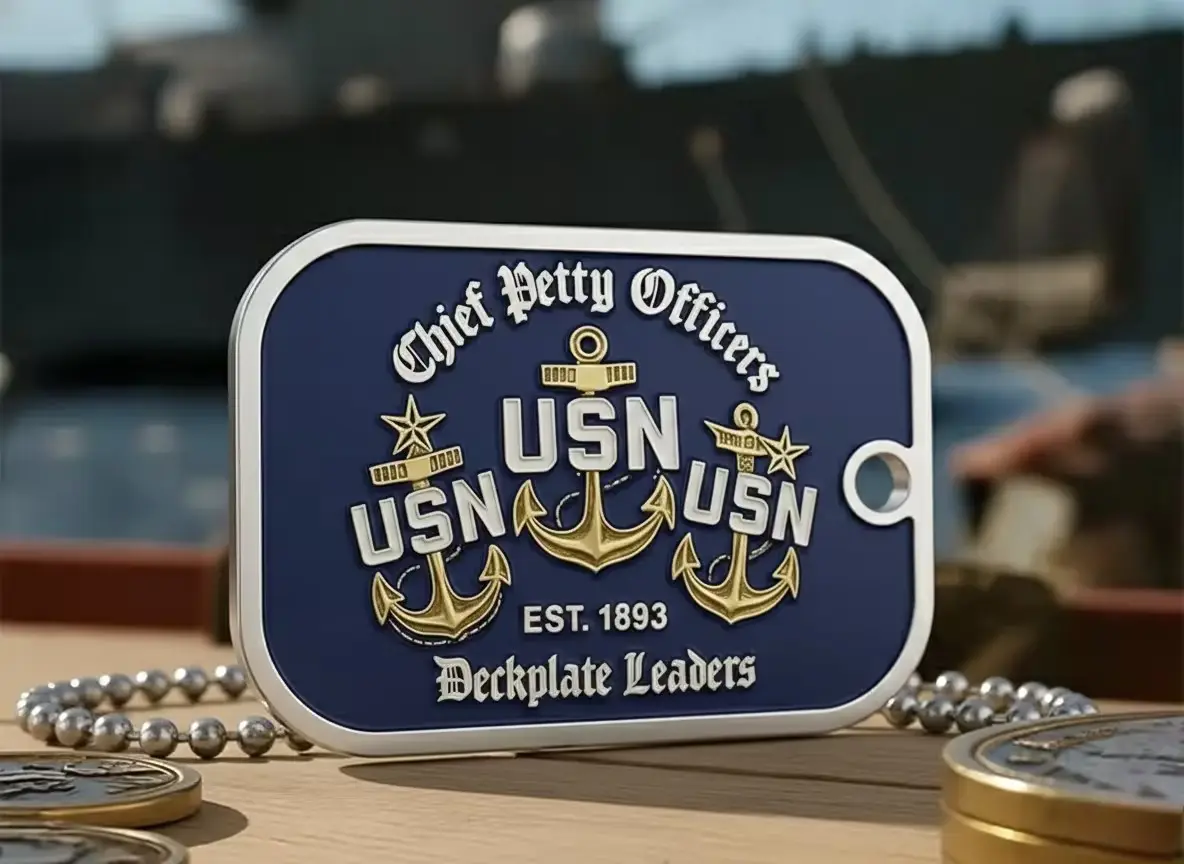 Custom US Navy Military Dog Tags