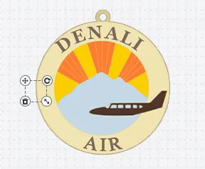 keychain business logo design template