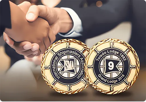 International Shipmasters Association Company Coins