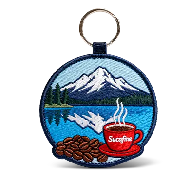 custom embroidered personalized keychains