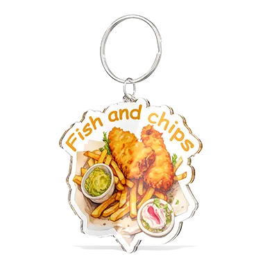 Custom Printed Acrylic Keyrings