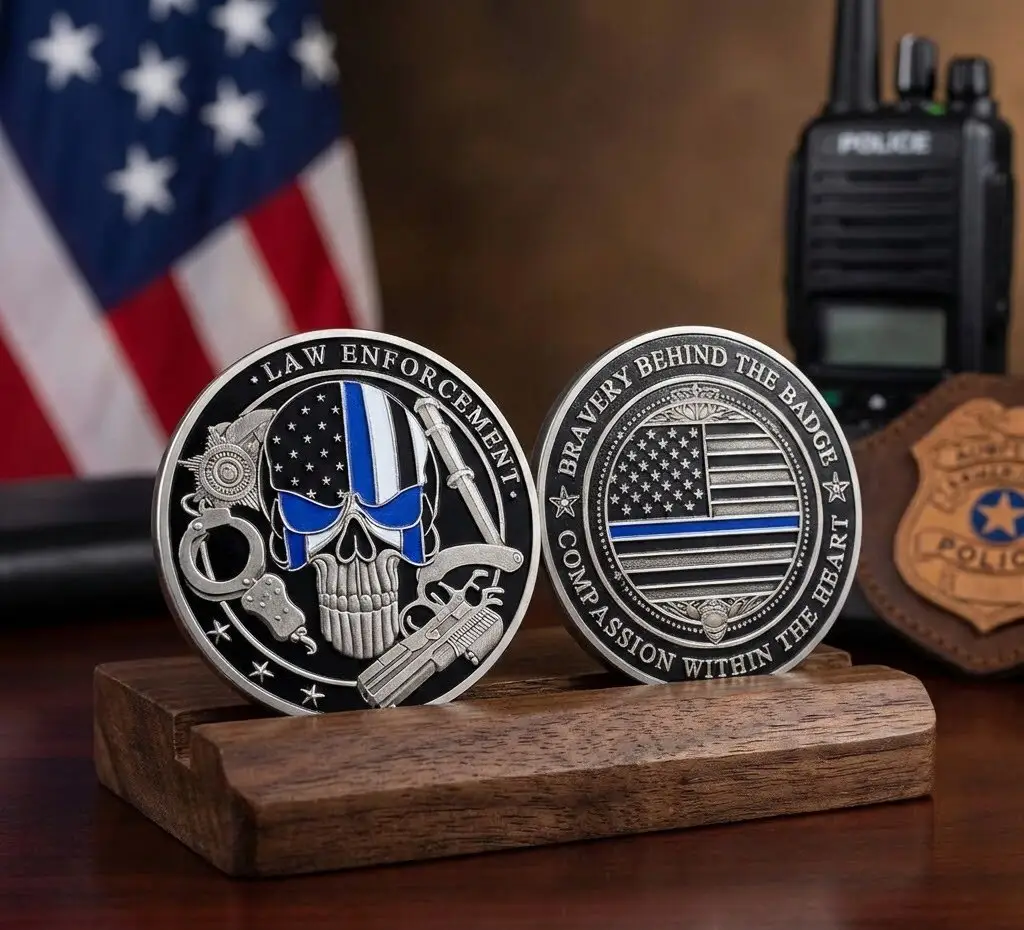 Thin Blue Line Coins Thin Blue Line Coins