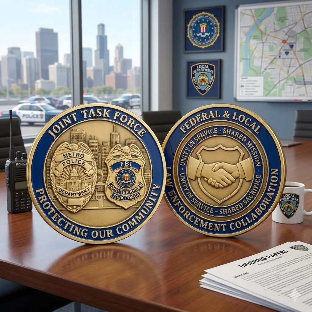 Police Unit Collaboration Coins Police Unit Collaboration Coins