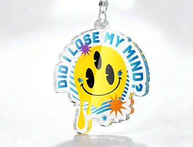 Custom Clear Acrylic Keychains Custom Clear Acrylic Keychains