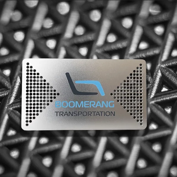 Boomerang Grinder Business Card Boomerang Grinder Business Card