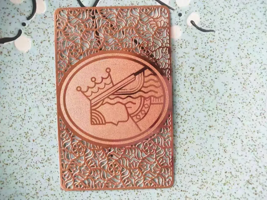 Grinder Rose Gold Business Cards Grinder Rose Gold Business Cards