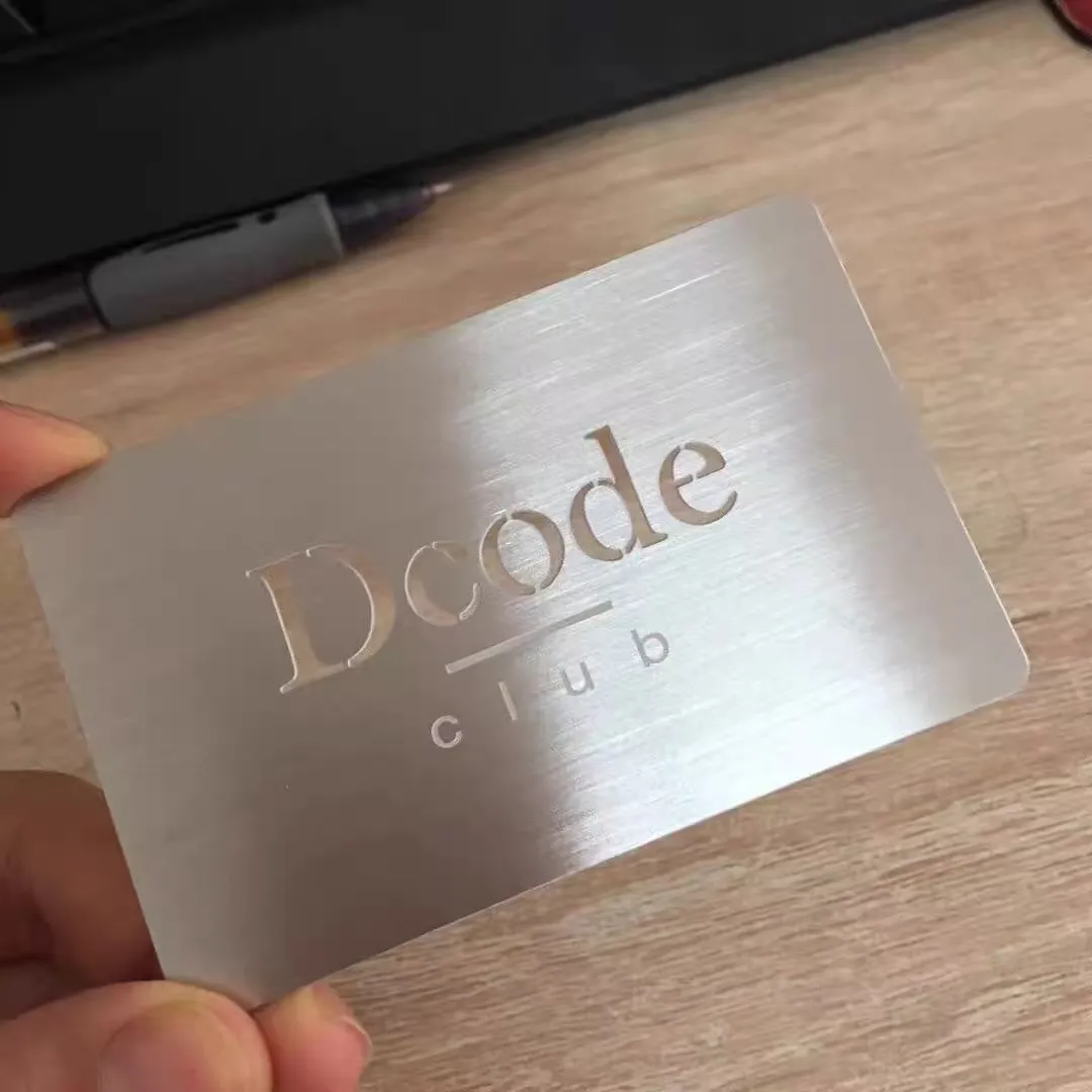 Dcode Stainless Steel Business Cards Dcode Stainless Steel Business Cards