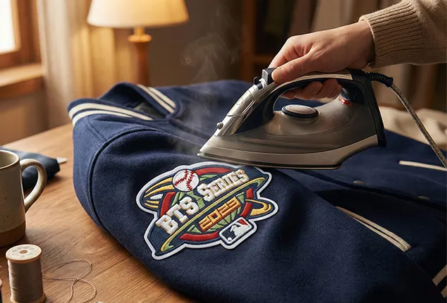 How to iron on embroidered patches