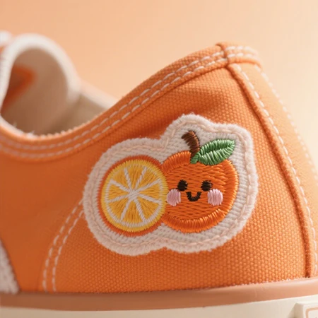 Embroidered patches for shoes