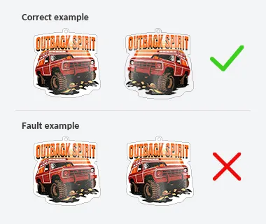 Double-Sided Acrylic Keychain Design Double-Sided Acrylic Keychain Design