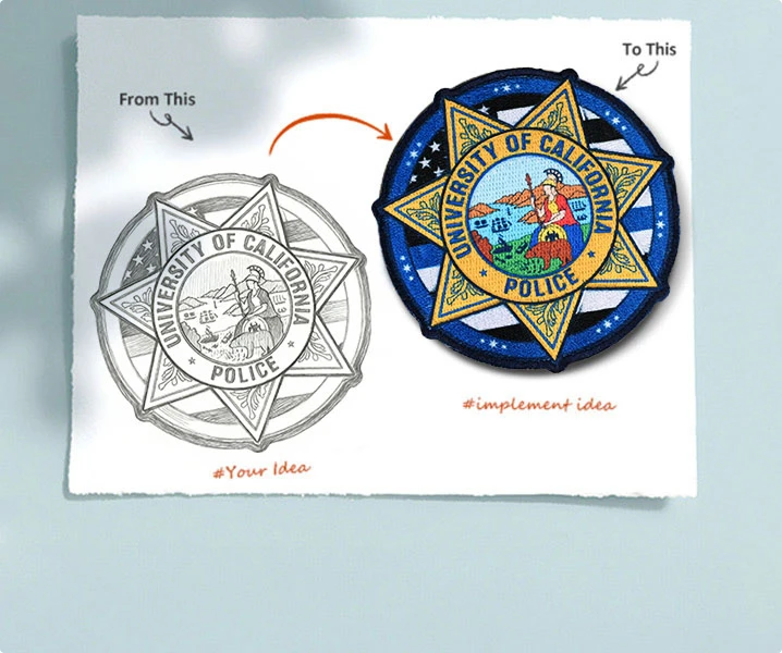 funny police patches