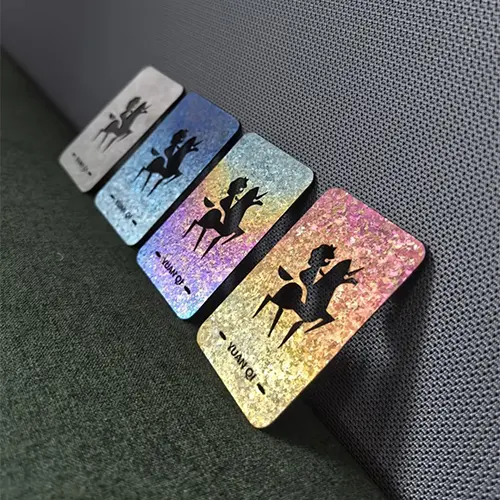 Rainbow Finish metal Business Cards Rainbow Finish metal Business Cards