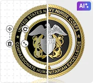 Custom Challenge Coins Design Tool