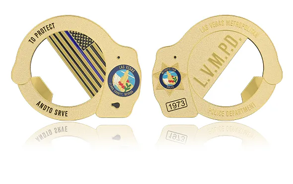 Personalized LMPD Challenge Coins Personalized LMPD Challenge Coins