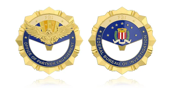 Personalized Cool FBI Bottle Opener Coins Personalized Cool FBI Bottle Opener Coins