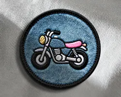 Denim Motorcycle Patches Denim Motorcycle Patches