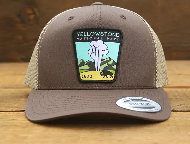 Custom woven hat patches