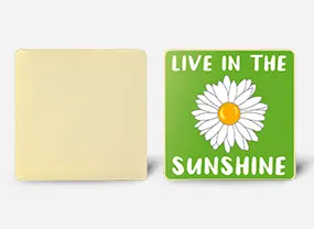 Square Shape Custom Pins