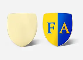 Shield Shape Rush Pins