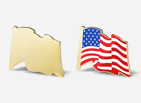 Flag Custom Lapel Pins