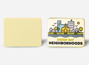 Rectangle Shape Lapel Pins